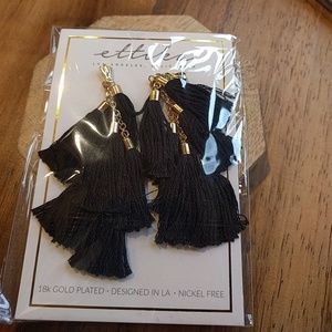 NWOT Ettika Tassel Earrings